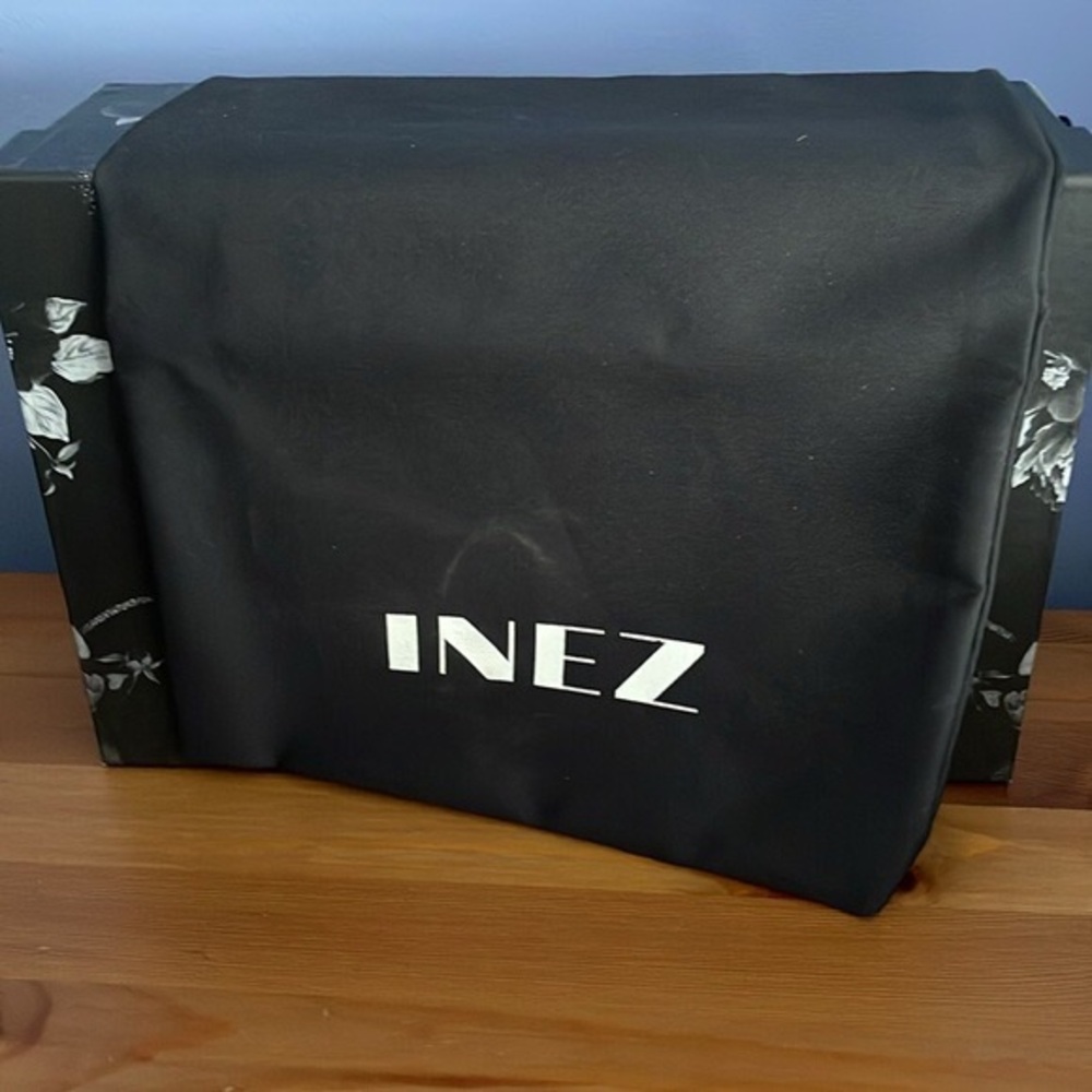 Inez Red Suede Monica  Slingback heels - Picture 6 of 7